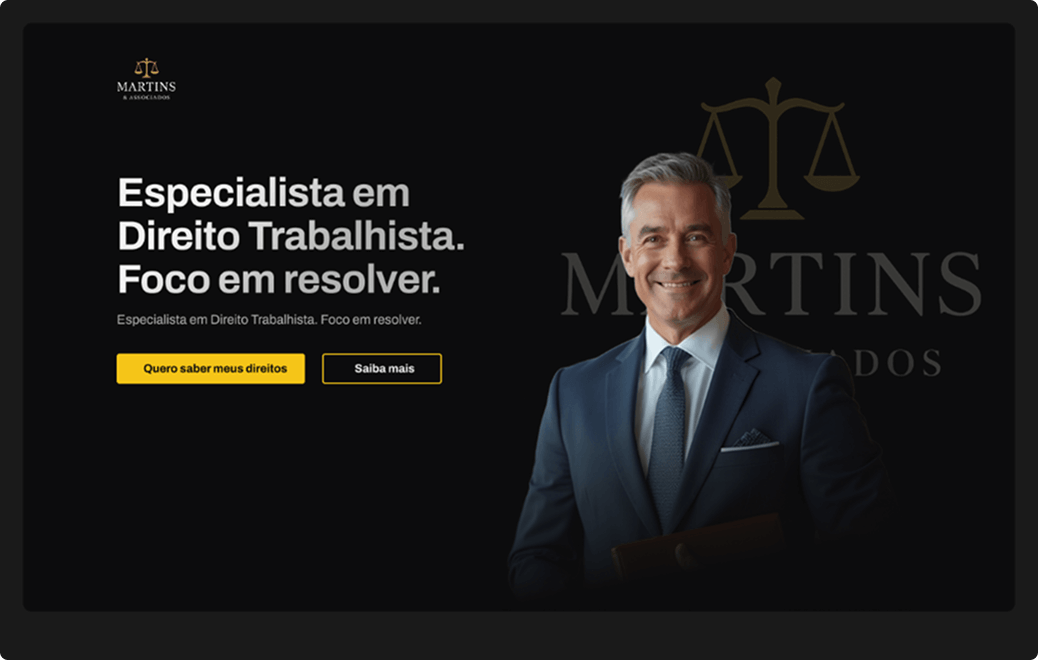 LandingPage - Advogado